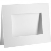 Bright White Pre-cut Exhibition Mats For Prints