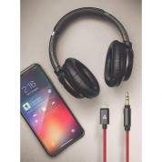 Thore 3.5mm To Lightning Aux Cable 4' Red