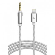 Thore 3.5mm To Lightning Aux Cable 4' White