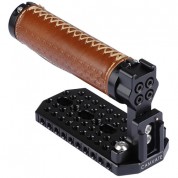 Camvate Leather Handle Cheese Plate For Blackmagic Ursa Mini