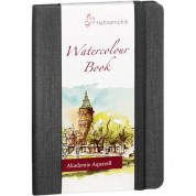 Hahnemuhle Watercolor Book A4 Landscape Anthracite 30 Sheets