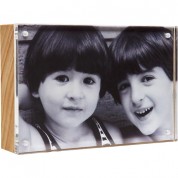 Canetti Design Wood Magnet Frame 4x6 Natural Wood