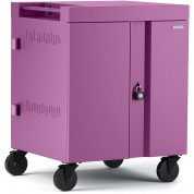 Bretford Cube Cart 32-device Charging With 270° Doors Orchid