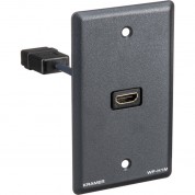 Kramer Hdmi Female To Female Wall Plate - Gray