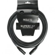 Supercat Shielded Cat5e Ethercon Cable 100ft Black