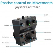 Proaim Gold Pan Tilt Head 12v Joystick Control Box