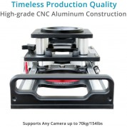 Proaim 4' Flyking Camera Slider With Bowl Mount & Case