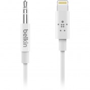 Belkin 3.5mm Audio To Lightning Cable 3ft White