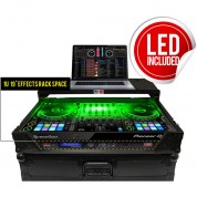 Prox Led Flight Case For Pioneer Dj Ddj-1000 Flx6 Black