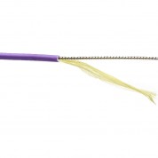 Camplex Om4 Lc To Lc Armored Fiber Patch Cable 3.3' Purple