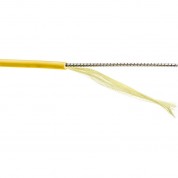 Camplex Premium St To St Armored Fiber Patch Cable 6.6' Yellow