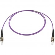 Camplex Om4 St To St Armored Fiber Patch Cable 9.8' Purple