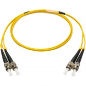 Camplex Premium St To St Armored Fiber Patch Cable 3.3' Yellow