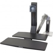 Ergotron Workfit-a Sit-to-stand Desk Mount Polished Aluminum