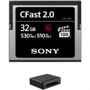 Sony 32gb Cfast 2.0 G Series Memory Card Usb 3.0 Reader