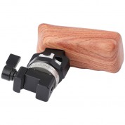 Wooden Handgrip With M6 Rosette & Quick Release Nato Clamp