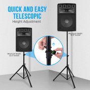 Pyle Pro Pstnd25 Adjustable Tripod Speaker Stand