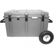 Portabrace Trunk-style Hard Case Off-road Wheels Platinum