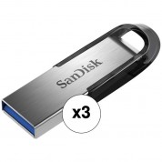 Sandisk 32gb Ultra Flair Usb 3.0 Flash Drive 3-pack