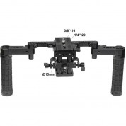 Camvate Quick Release Baseplate With Dual Rubber Handgrips