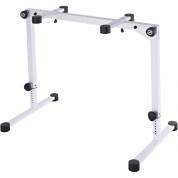 K&m 18820 Omega Pro Keyboard Stand Foldable Legs White