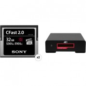 Sony 32gb Cfast 2.0 G Series Memory Card With Reader