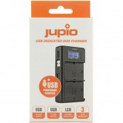 Jupio Usb Duo Lcd Charger For Sony Np-fm50/f550/f750/f970