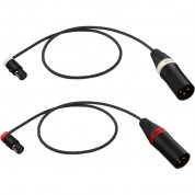 Low-profile Ta3f To Xlr-3m Cable For Rode Videomic X