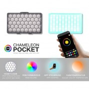 Chameleon Pocket Rgb Led Video Light With Wi-fi Control