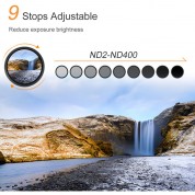 K&f Concept Blue Multi-coated Nd Filter 49mm 1-8.6 Stop