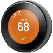 Google Nest Learning Thermostat 3rd Gen Mirror Black