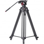 Miliboo Mtt606b Tripod With Myt801 Fluid Head Carbon Fiber