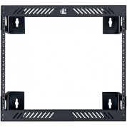 Lowell Slim Wall Mount Rack Black 8 Ru