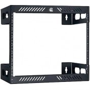 Lowell Slim Wall Mount Rack Black 8 Ru