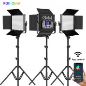 Gvm 50rs Rgb Led Light Panel Kit