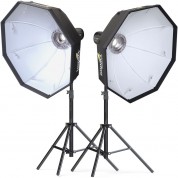 Genaray Portabright Bi-color Led Monolights Softbox Kit