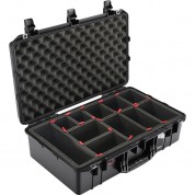 Pelican 1555airtp Hard Case With Trekpak Insert Black