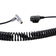 Coiled D-tap To 2-pin Lemo Cable For Red Komodo (12-36