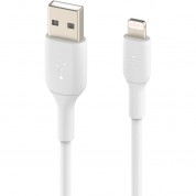 Belkin Boost Charge Lightning To Usb-a Cable 6.6' White