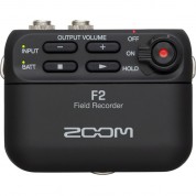 Zoom F2 Portable Field Recorder With Lavalier Mic