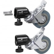 Impact Locking 3-caster Set For 22mm Legs