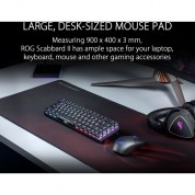 Asus Rog Scabbard Ii Extended Gaming Mouse Pad