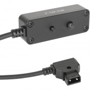 Camvate D-tap Splitter Hub 3-port Female Black