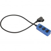 Camvate D-tap To 3-port Splitter Hub (blue)