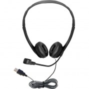 Hamiltonbuhl Ws2bk Usb Headset With Boom Microphone