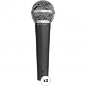 Polsen M-70 Dynamic Handheld Microphone 3-pack