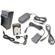 Bescor Lpe6 Battery Charger Kit For Canon Cameras