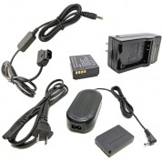 Bescor Lpe12 Coupler Battery Charger Ac Adapter D-tap Kit Canon