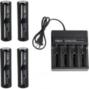 Came-tv 18650 Battery 4-pack With Quad Charger