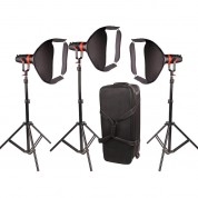 Came-tv Q-55w Boltzen 55w Fresnel Softbox Kit